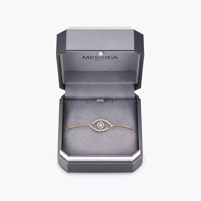 [NOBLE AURA]Lucky Eye Pave-Set Diamond Bracelet