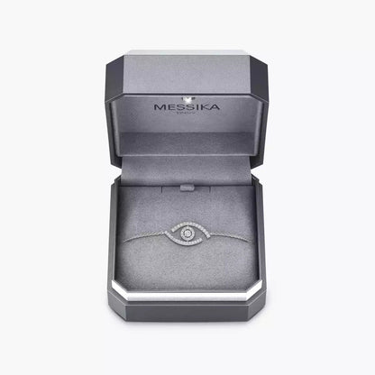 [NOBLE AURA]Lucky Eye Pave-Set Diamond Bracelet
