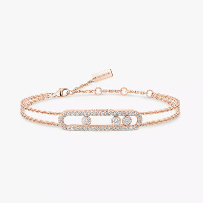 [NOBLE AURA] Move Classique pavé bracelet