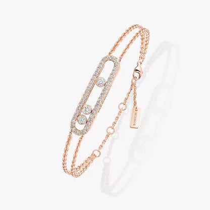 [NOBLE AURA] Move Classique pavé bracelet