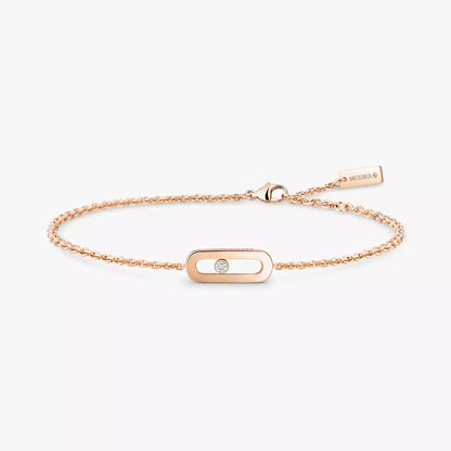 [NOBLE AURA]Move Uno Diamond Bracelet