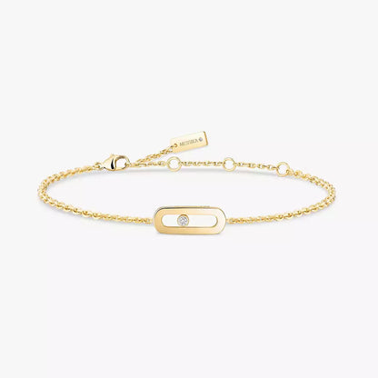 [NOBLE AURA]Move Uno Diamond Bracelet