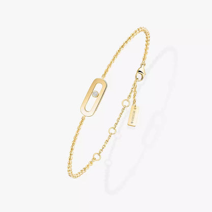 [NOBLE AURA]Move Uno Diamond Bracelet