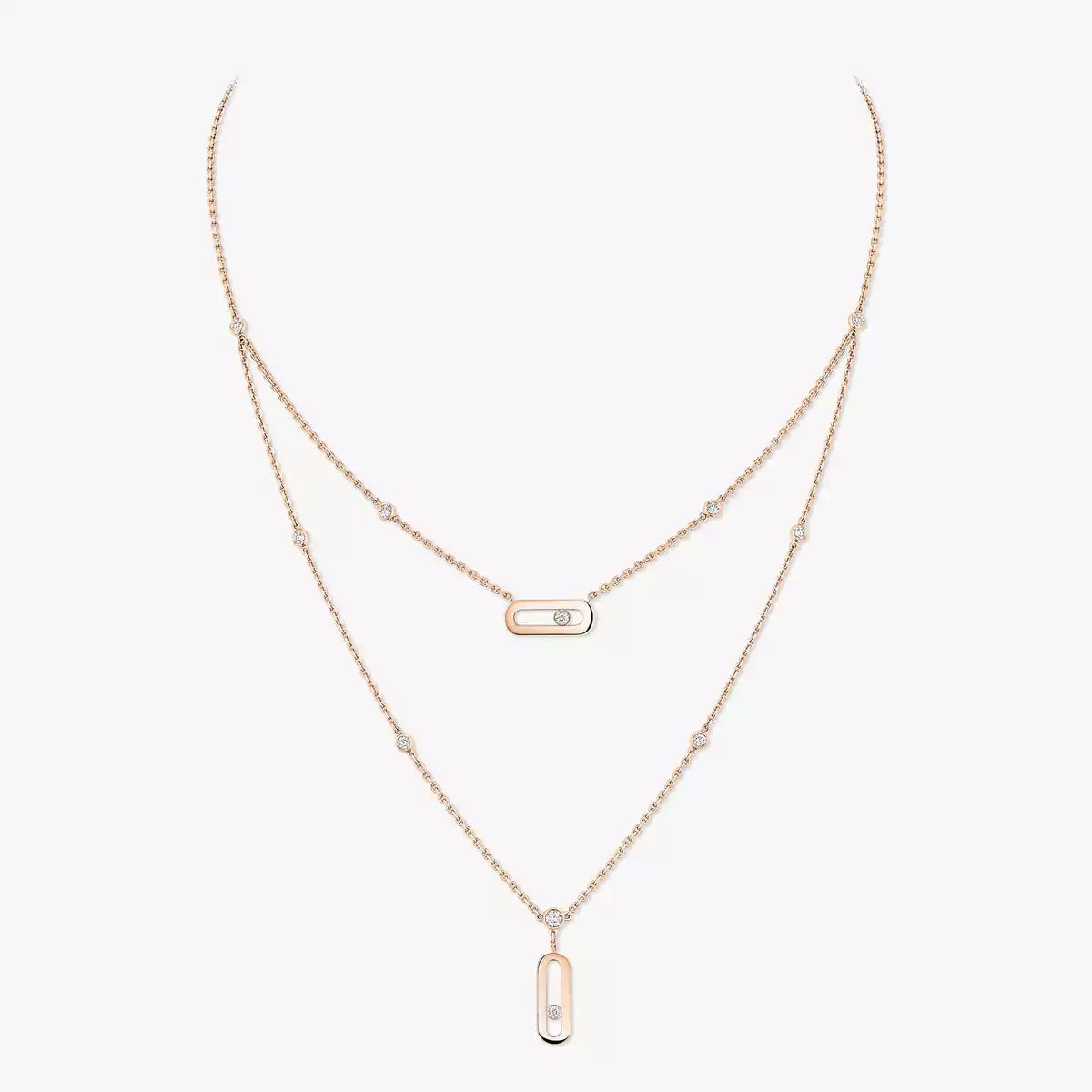 [NOBLE AURA] Move Uno Diamond Necklace
