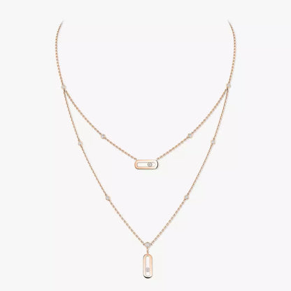 [NOBLE AURA] Move Uno Diamond Necklace