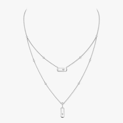 [NOBLE AURA] Move Uno Diamond Necklace