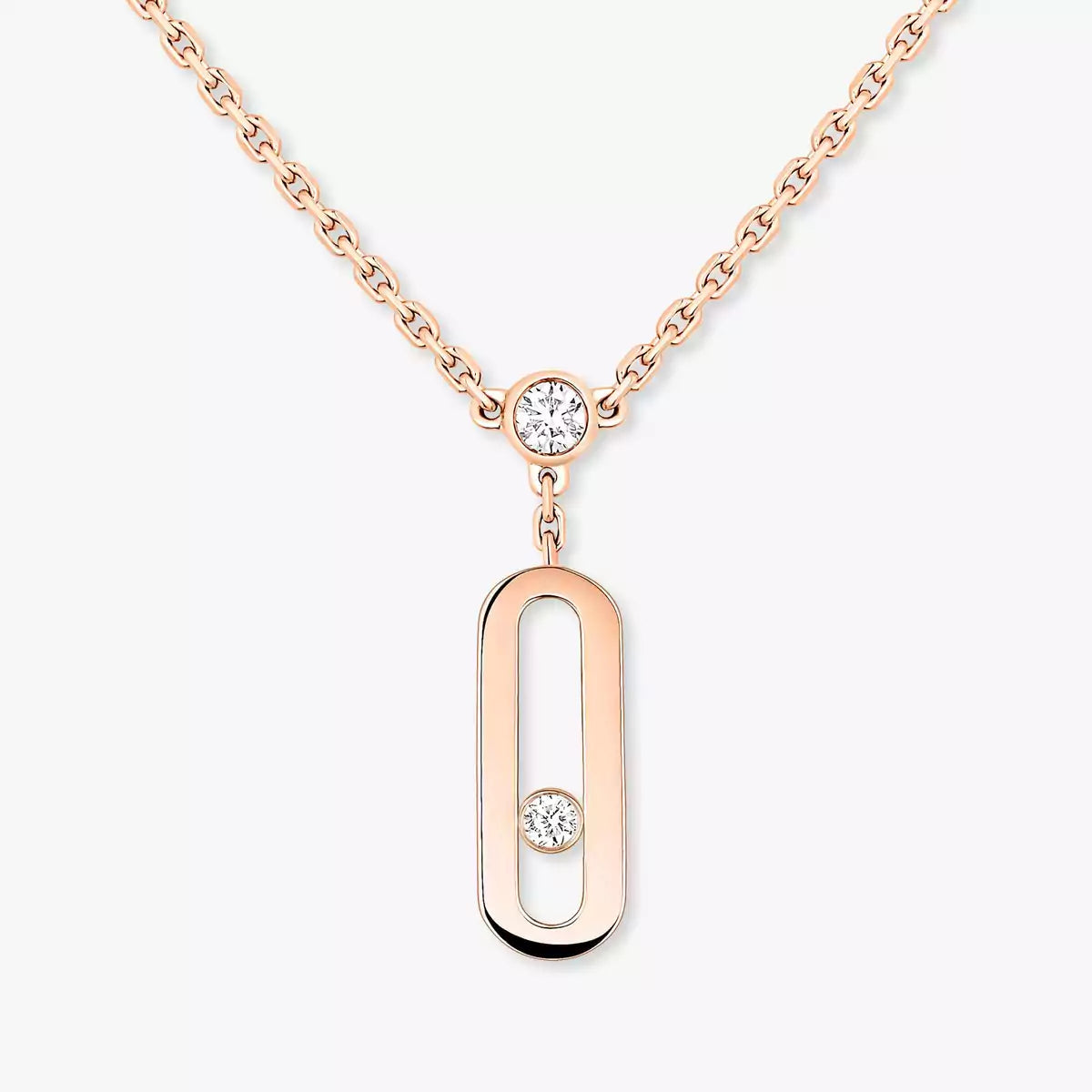 [NOBLE AURA] Move Uno Diamond Necklace
