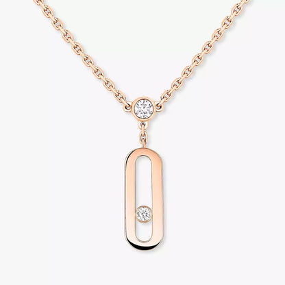 [NOBLE AURA] Move Uno Diamond Necklace
