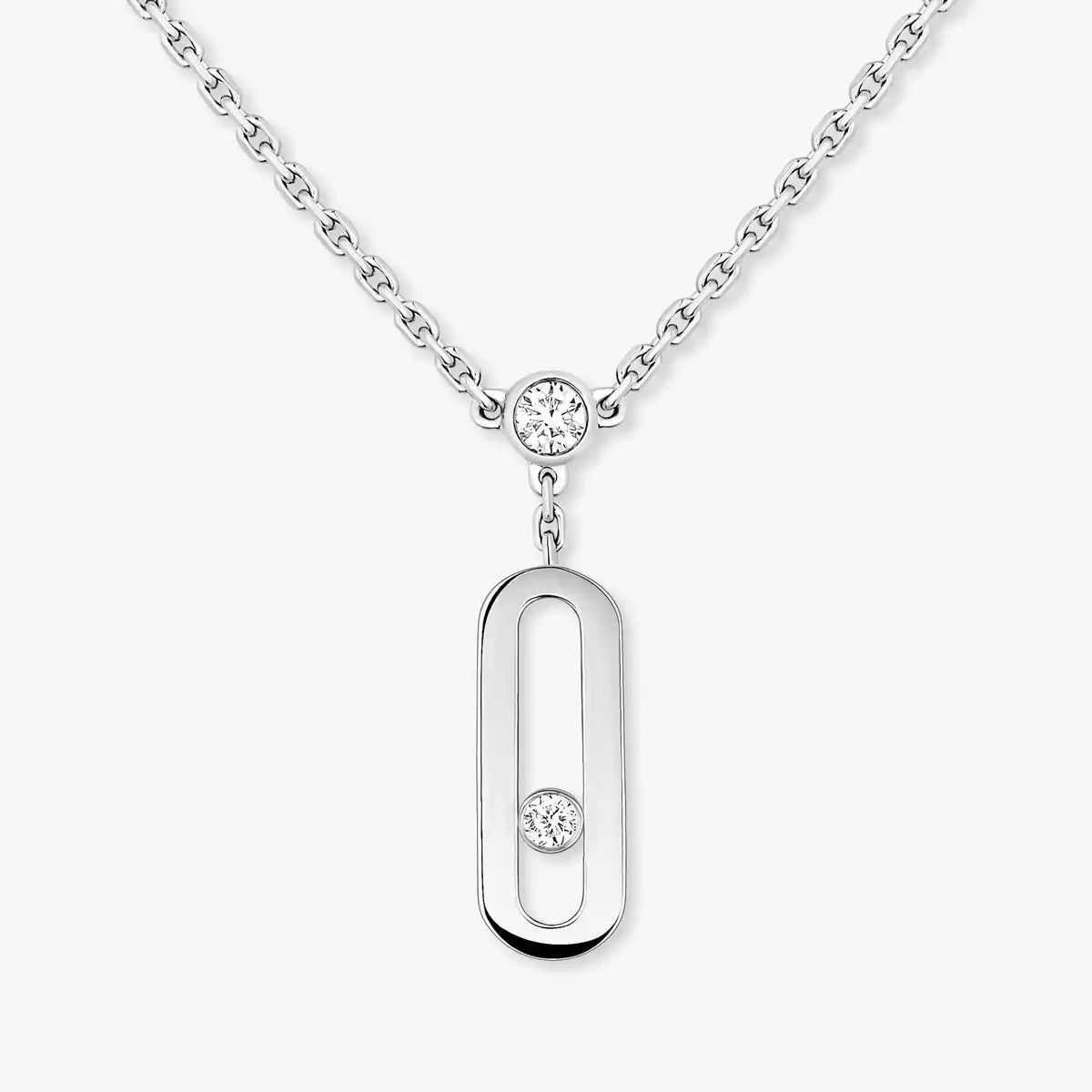[NOBLE AURA] Move Uno Diamond Necklace