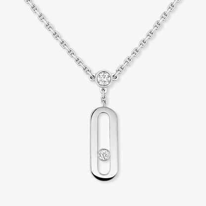 [NOBLE AURA] Move Uno Diamond Necklace