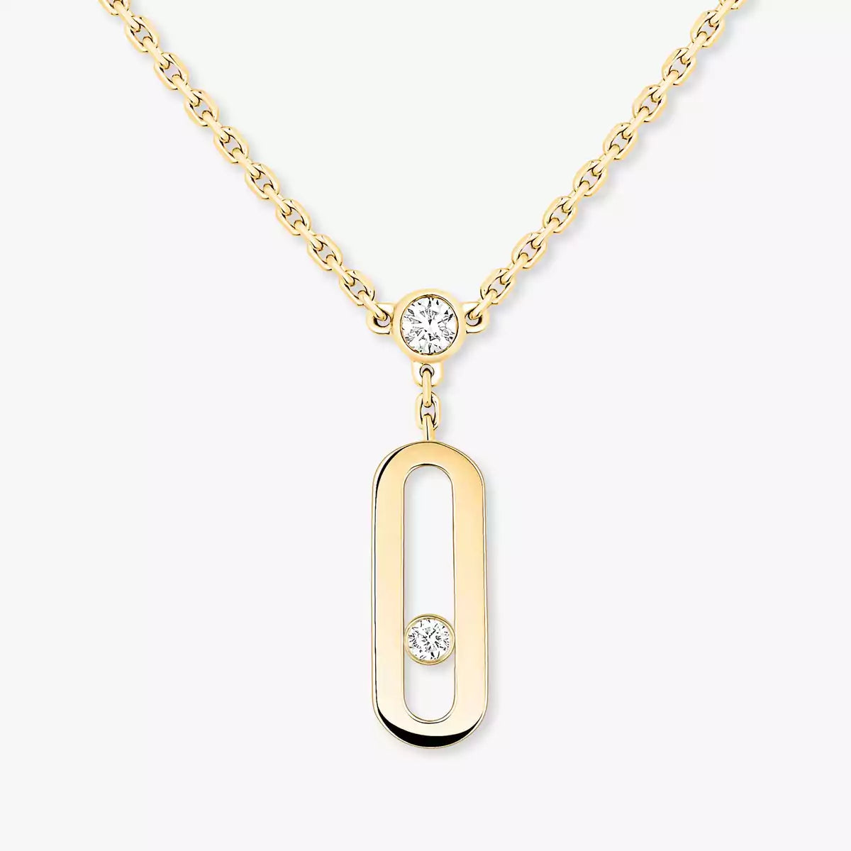 [NOBLE AURA] Move Uno Diamond Necklace