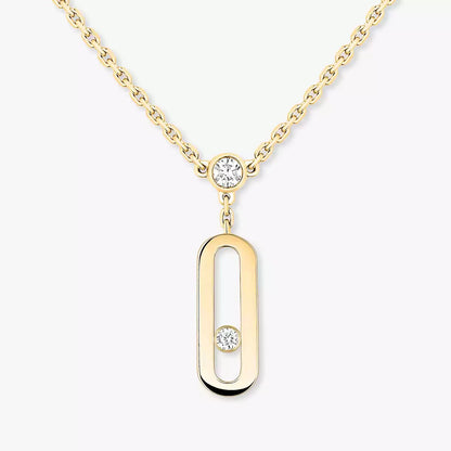 [NOBLE AURA] Move Uno Diamond Necklace