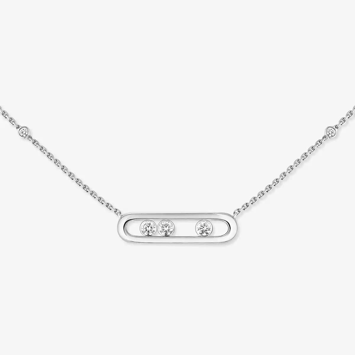 [NOBLE AURA] Baby Move Gold Diamond Necklace
