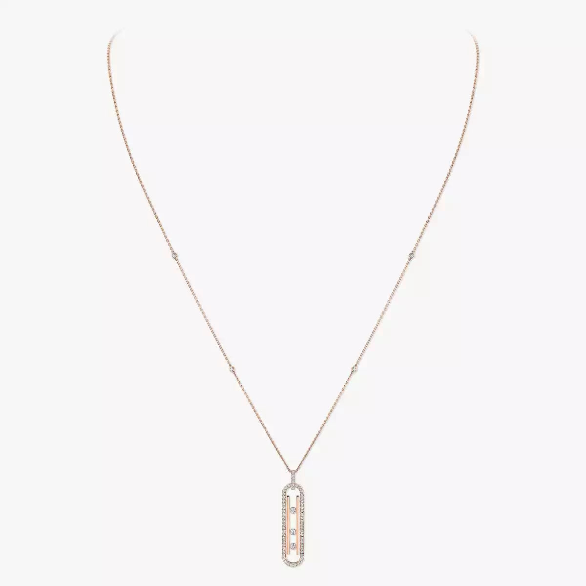 [NOBLE AURA]Diamond Necklace Move 10Th