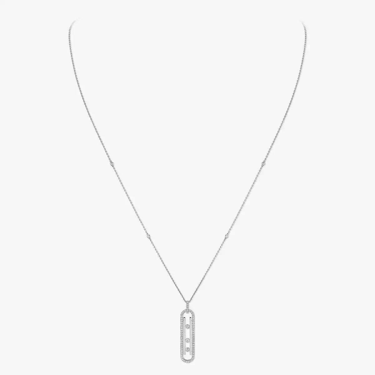 [NOBLE AURA]Diamond Necklace Move 10Th