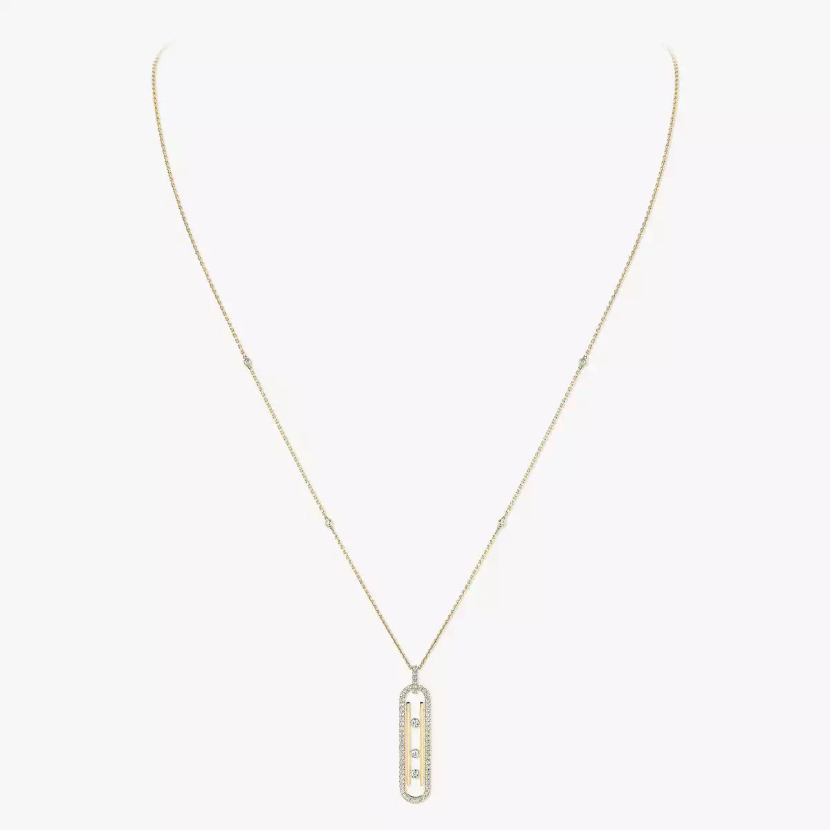 [NOBLE AURA]Diamond Necklace Move 10Th