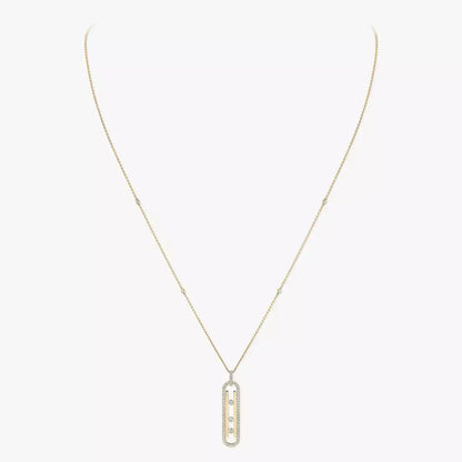 [NOBLE AURA]Diamond Necklace Move 10Th