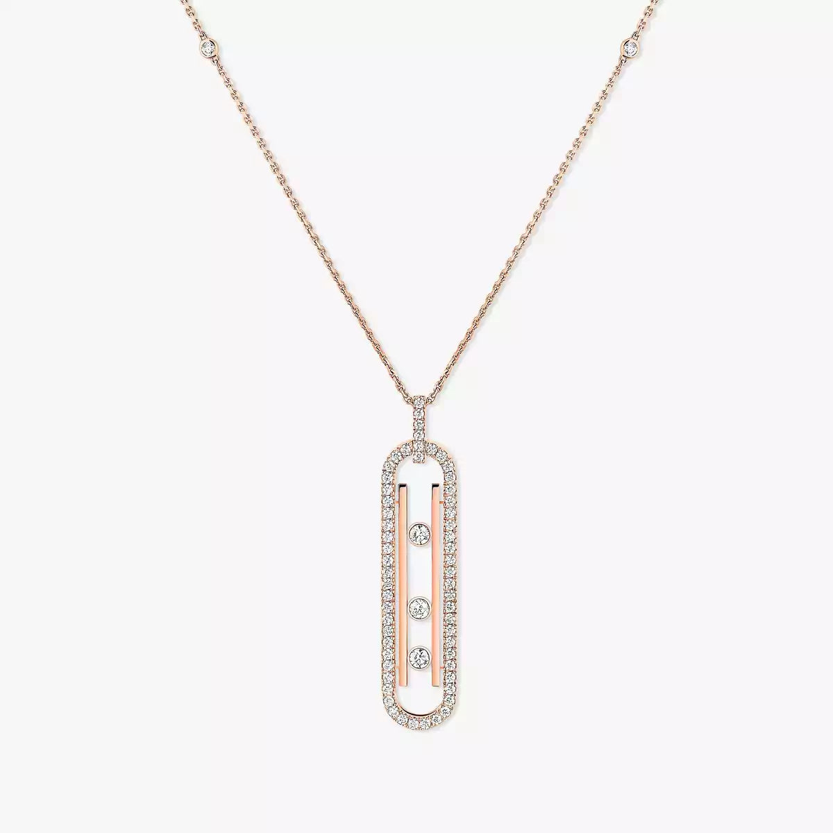[NOBLE AURA]Diamond Necklace Move 10Th