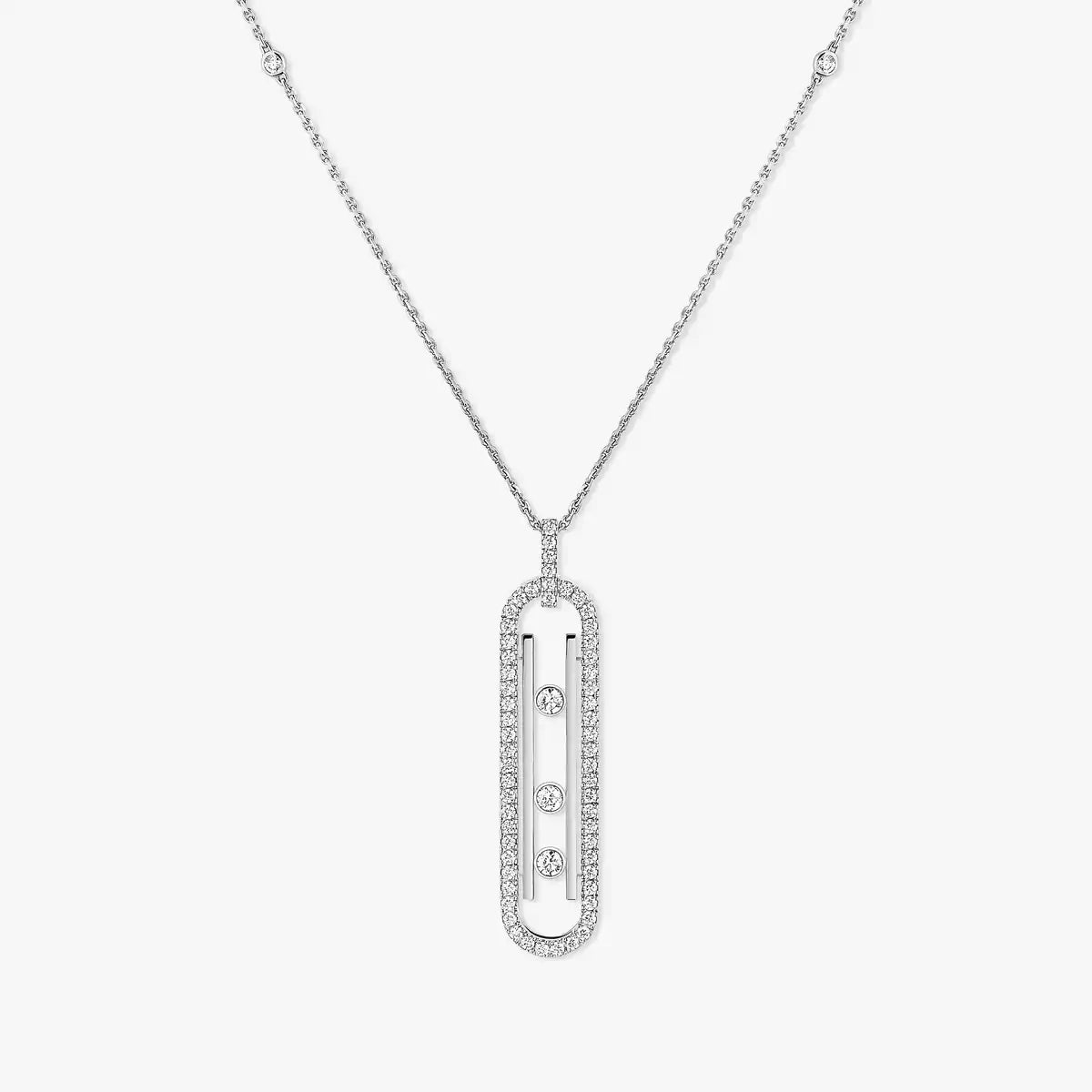 [NOBLE AURA]Diamond Necklace Move 10Th