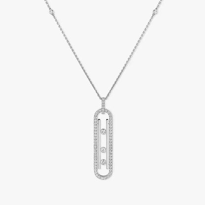 [NOBLE AURA]Diamond Necklace Move 10Th