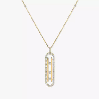 [NOBLE AURA]Diamond Necklace Move 10Th