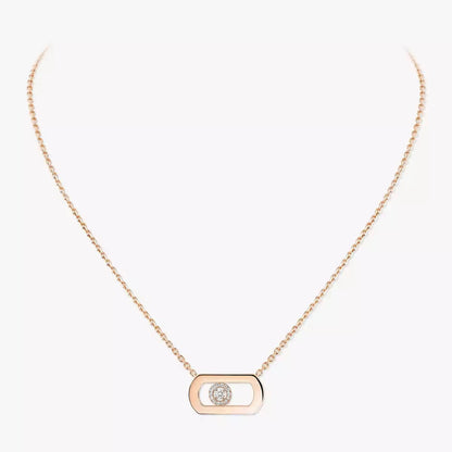 [NOBLE AURA]So Move Diamond Necklace in Gold