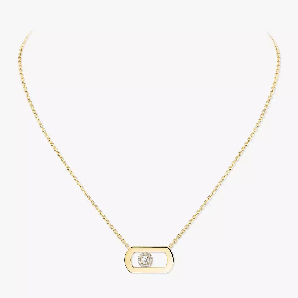 [NOBLE AURA]So Move Diamond Necklace in Gold