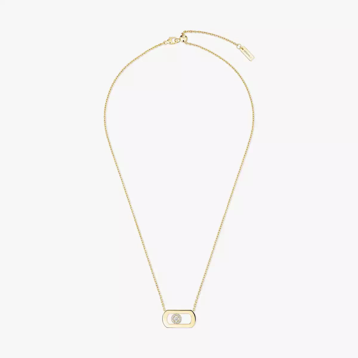 [NOBLE AURA]So Move Diamond Necklace in Gold