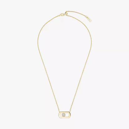 [NOBLE AURA]So Move Diamond Necklace in Gold