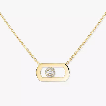 [NOBLE AURA]So Move Diamond Necklace in Gold