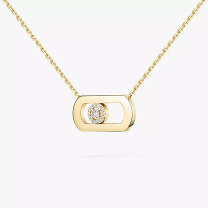 [NOBLE AURA]So Move Diamond Necklace in Gold