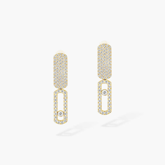 [NOBLE AURA]Imperial Move SM Diamond Earrings