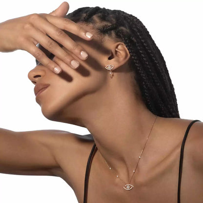 [NOBLE AURA]Lucky Eye Diamond Earrings