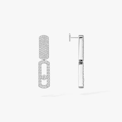 [NOBLE AURA]Imperial Move SM Diamond Earrings
