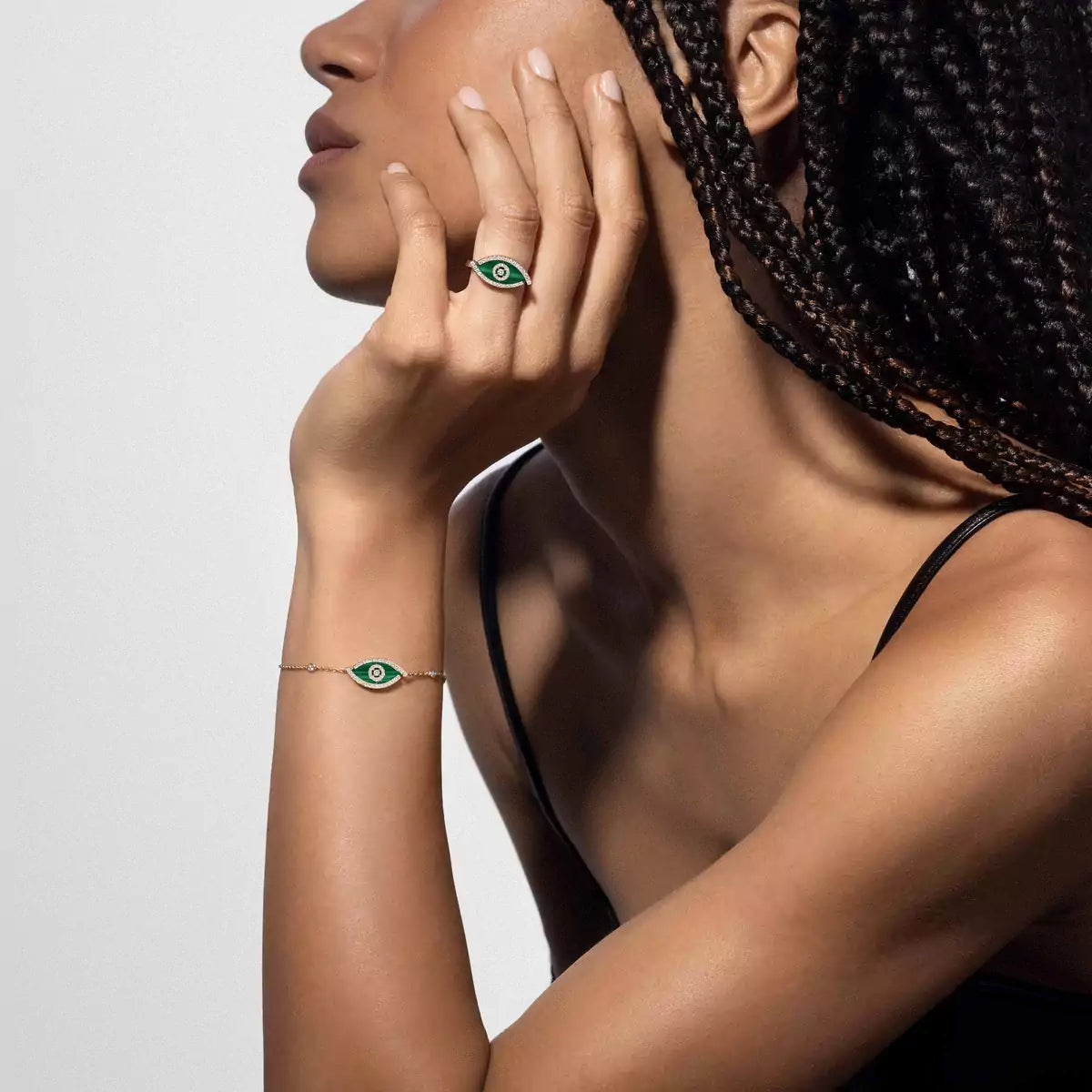 [NOBLE AURA]Lucky Eye Diamond Bracelet