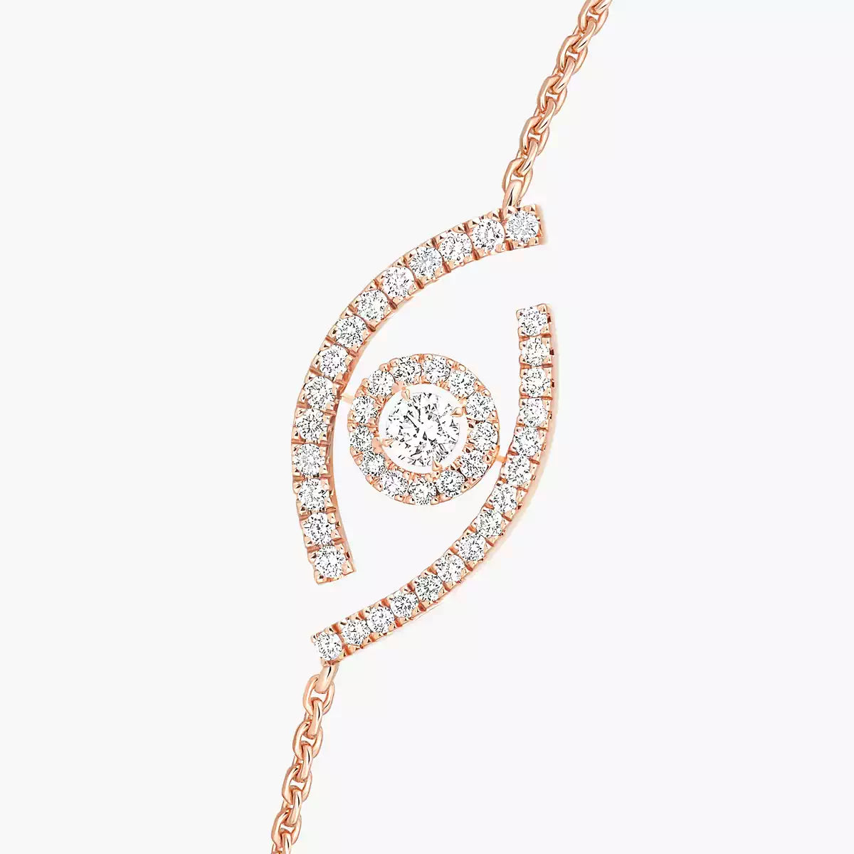 [NOBLE AURA]Lucky Eye Pave-Set Diamond Bracelet