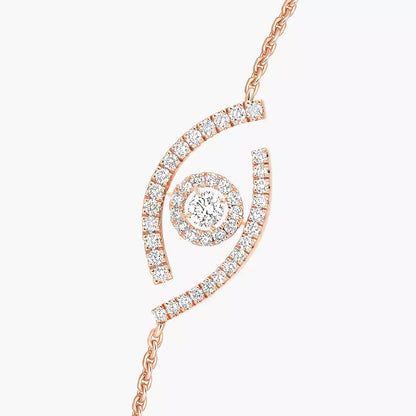 [NOBLE AURA]Lucky Eye Pave-Set Diamond Bracelet