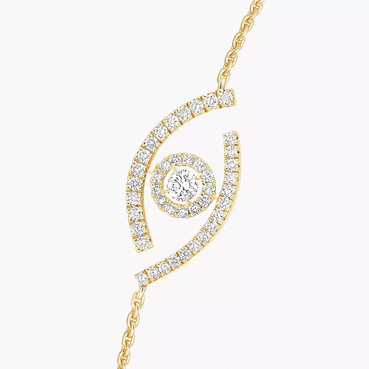 [NOBLE AURA]Lucky Eye Pave-Set Diamond Bracelet