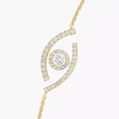 [NOBLE AURA]Lucky Eye Pave-Set Diamond Bracelet