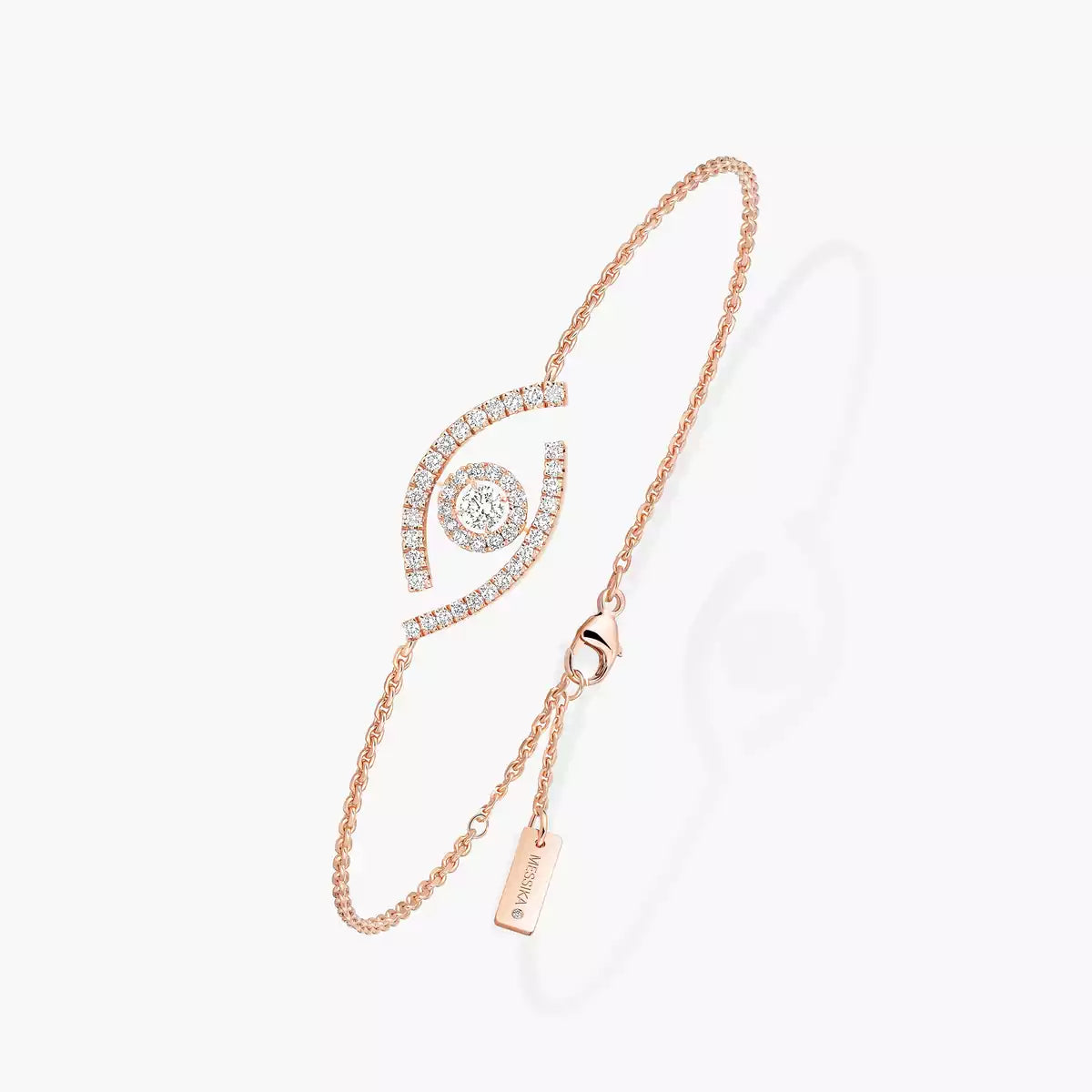 [NOBLE AURA]Lucky Eye Pave-Set Diamond Bracelet