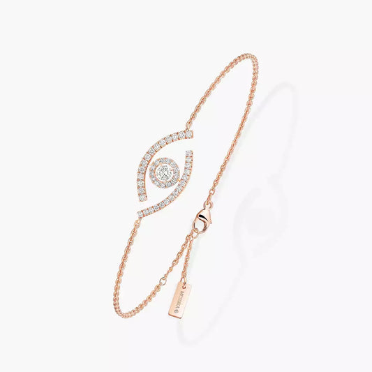 [NOBLE AURA]Lucky Eye Pave-Set Diamond Bracelet
