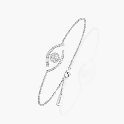 [NOBLE AURA]Lucky Eye Pave-Set Diamond Bracelet