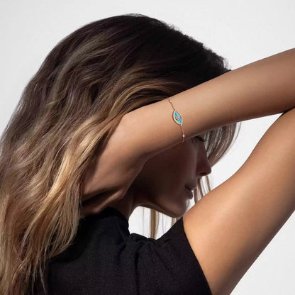 [NOBLE AURA]Lucky Eye Diamond Bracelet