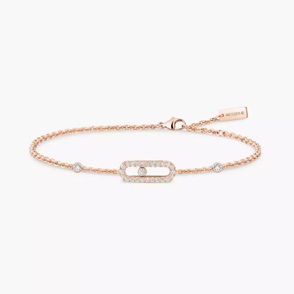 [NOBLE AURA]Move Uno Diamond Bracelet