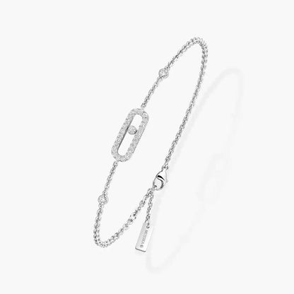 [NOBLE AURA]Move Uno Diamond Bracelet