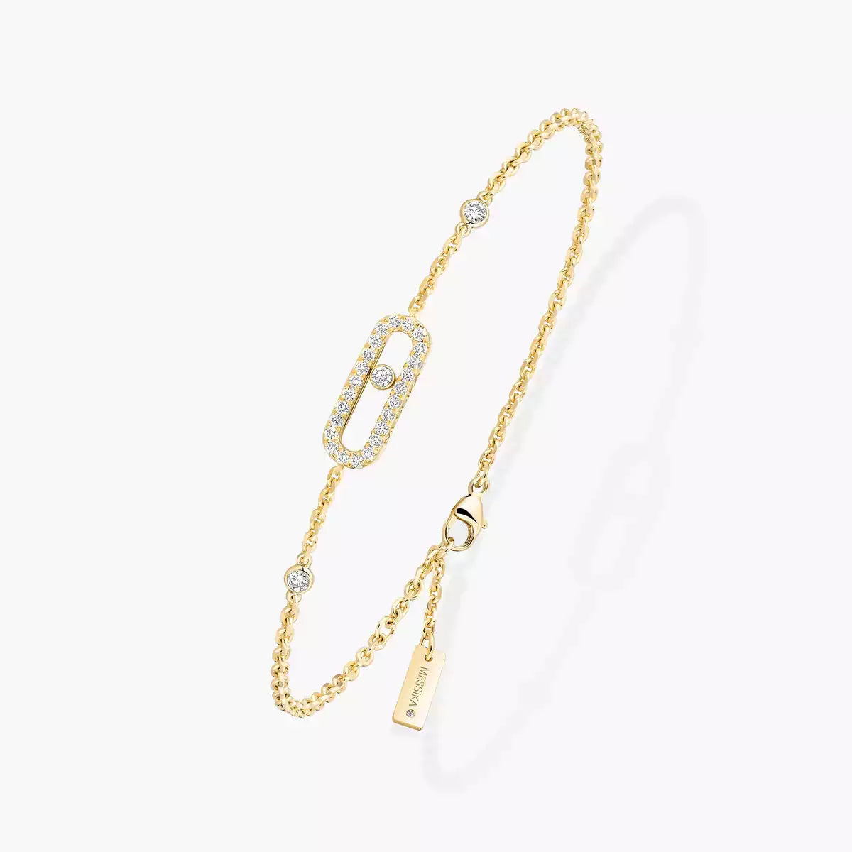 [NOBLE AURA]Move Uno Diamond Bracelet