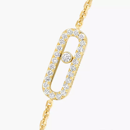 [NOBLE AURA]Move Uno Diamond Bracelet
