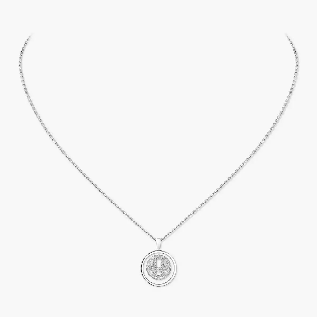 [NOBLE AURA] Lucky Move Diamond Necklace