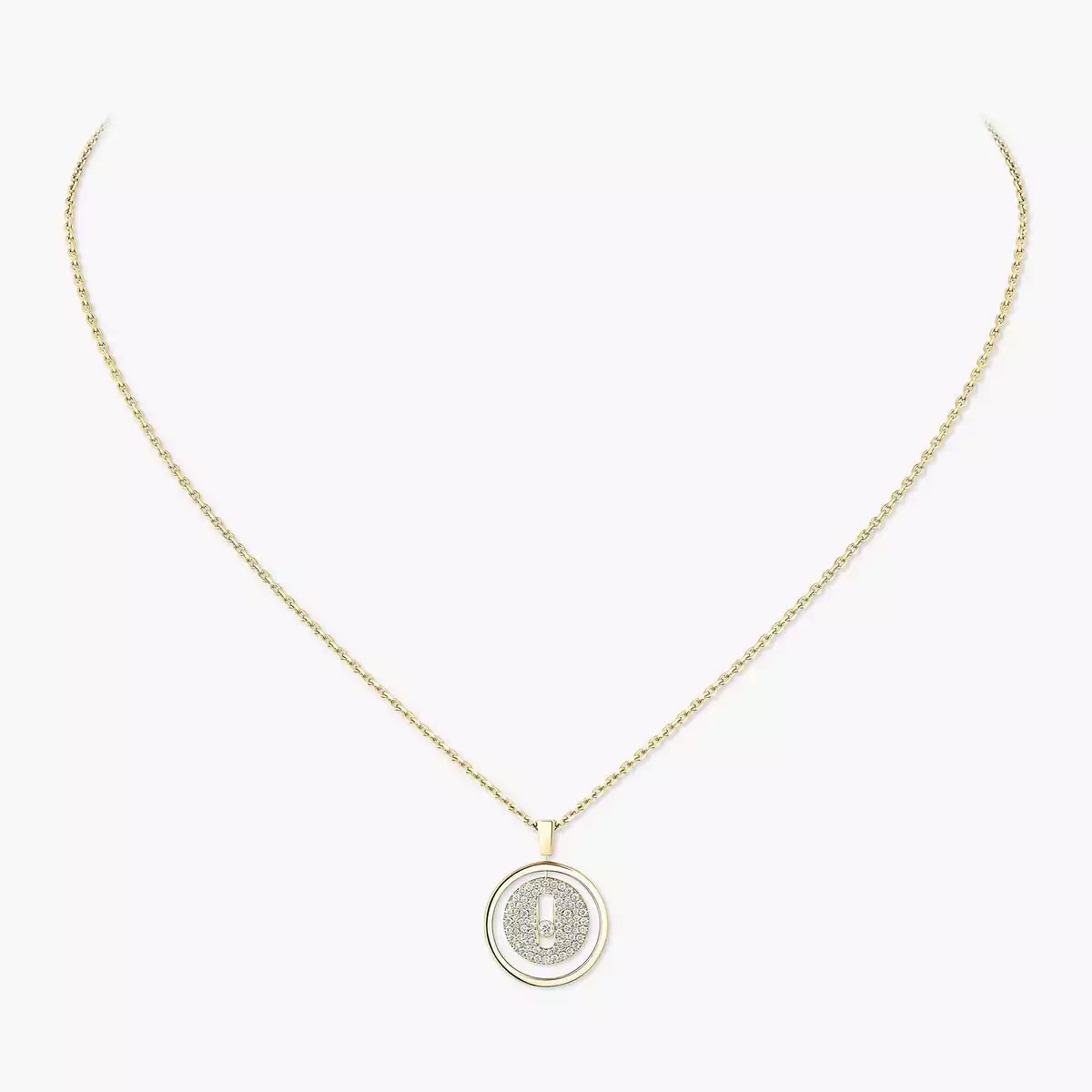 [NOBLE AURA] Lucky Move Diamond Necklace