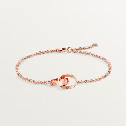 [NOBLE AURA] LOVE BRACELET DOUBLE RING